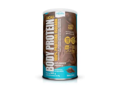 SUPLEMENTO EM Pó EQUALIV BODY PROTEIN PROTEíNA SABOR CACAU 600G o