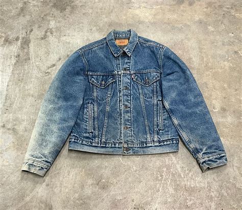 Vintage Vintage Levis Blanket Lined Denim Trucker Jacket Usa Made Grailed