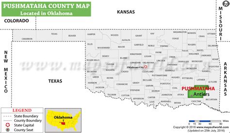 Pushmataha County Oklahoma Map - Emalia Mireielle