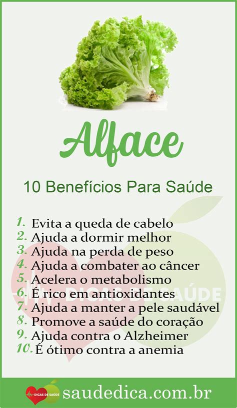 Os 10 Benefícios da Alface Para Saúde alface alfacebeneficios