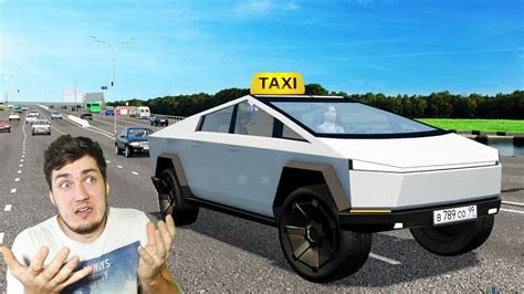 ТЕСЛА КИБЕРТРАК В ТАКСИ - КУПИЛ НОВУЮ ТЕСЛУ в CITY car DRIVING + РУЛЬ ...
