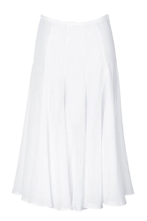 Plus Size Long White Flared Bridal Satin Skirt Elizabeths Custom Skirts