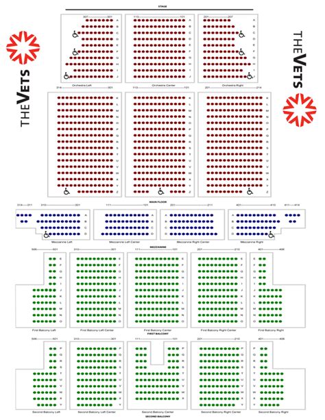 Veterans Memorial Auditorium Seating Chart