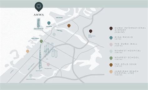 Anwa Residences By Omniyat At Dubai Maritime City Master Plan