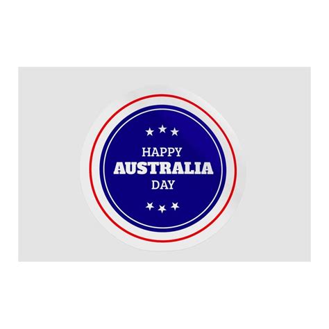 Australia Day Badge Style 3 Sticker - DecalsHouse