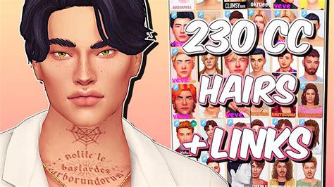 The Sims Maxis Match Male Hair Collection Update Custom Content