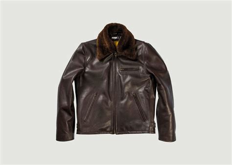 Varenne Leather Jacket Brown Shangri La Heritage Lexception