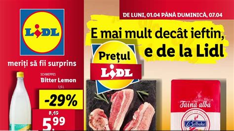 Catalog Lidl Aprilie Saptamana Xxl Ofertele De Joi Aprilie