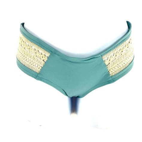 L Space Swim Lspace Womens Bluegreen Bikini Bottoms Xs Poshmark
