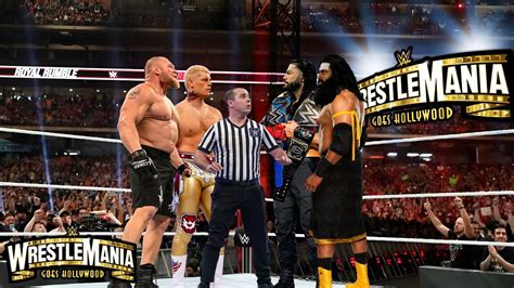 FULL MATCH Brock Lesnar Vs Veer Mahaan Vs Roman Reigns Vs Cody Rhodes