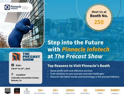 Pinnacle Infotech At The Precast Show Pinnacle Infotech