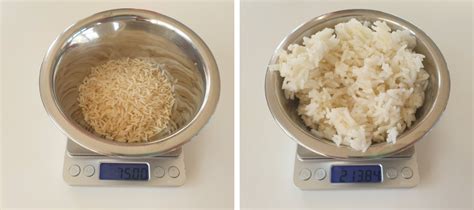 Rice Portion Calculator Including Dry To Cooked Weights Weigh School