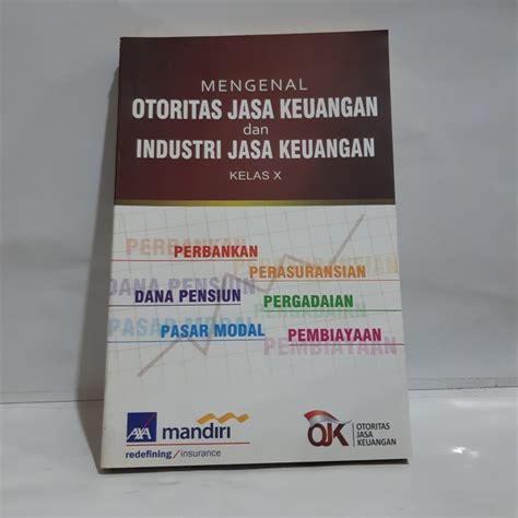 Jual Mengenal Otoritas Jasa Keuangan Dan Industri Jasa Keuangan Oxl