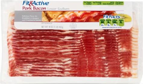 The Bacon Label Gallery: Aldi Fit & Active Pork Bacon - Lower Sodium