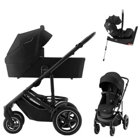 Wózek Britax Romer Smile Space Black Głęboko Spacerowy Fotelik Baby