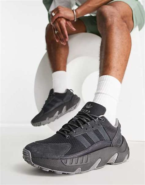 Adidas Originals Zx 22 Boost Trainers In Dark Grey Asos