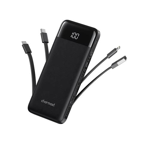 Amazon.com: Portable Charger with Built in Cables, Portable Charger