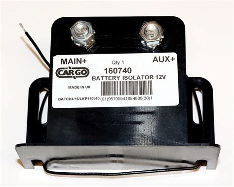 voltage sensing split charge relay kit