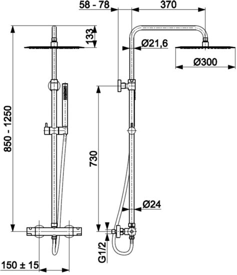 KFA MOZA BRUSHED GOLD PREMIUM RAINSHOWER SET WITH A THERMOSTATIC SHOWER