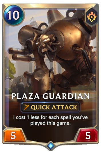 Plaza Guardian Legends Of Runeterra Card RuneterraFire