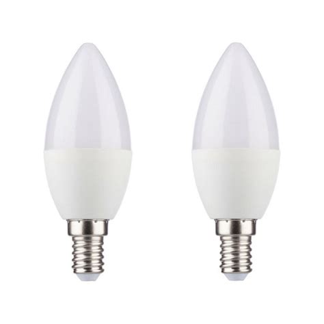 2er Set Müller Licht 400140 LED Kerzenform Leuchtmittel 3 W Warmweiss