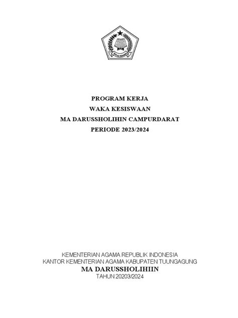 Proker Kesiswaan Pdf