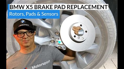 Bmw X Brake Pad Replacement Tutorial Front Brake Pads Rotors Pad