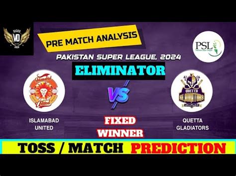 Islamabad United Vs Quetta Gladiators Psl Eliminator Match And