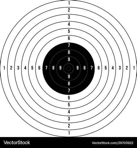 Issf 10 meter air pistol olympic shooting archery Vector Image