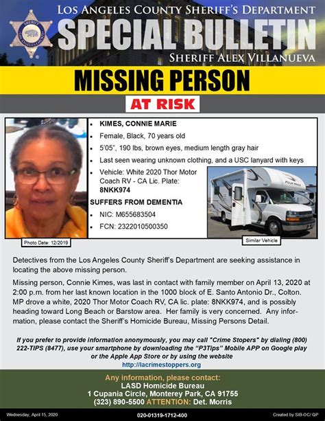 Missing Woman With Dementia Last Seen In Colton May Be Driving