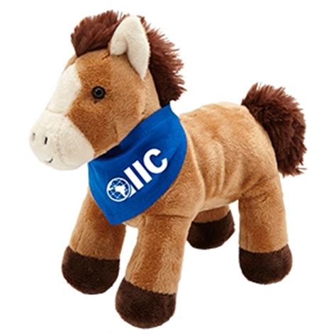 Horse Mascot Plush Stuffed Animals Customized With Your Logo