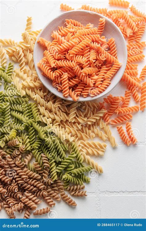 A Variety Of Fusilli Pasta From Different Types Of Legumes Gluten Free