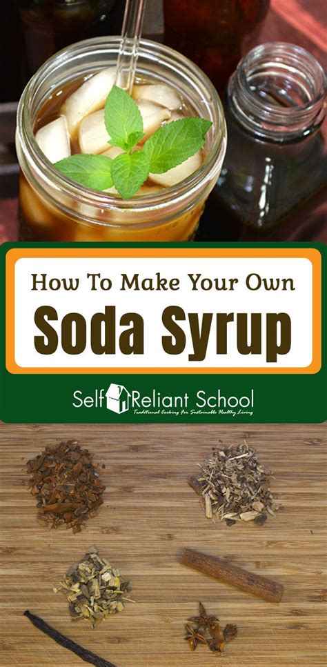 How To Make Your Own Soda Syrup To Save Money And Make Healthier Sodas At Home Try Our Recipes