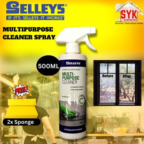 Syk Selleys Multipurpose Cleaner Spray Antibacterial Window Glass Spray