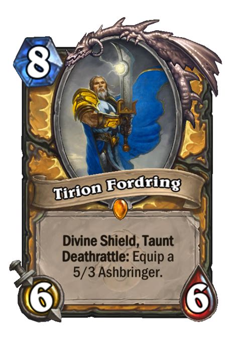 Tirion Fordring Core Best Hearthstone Decks