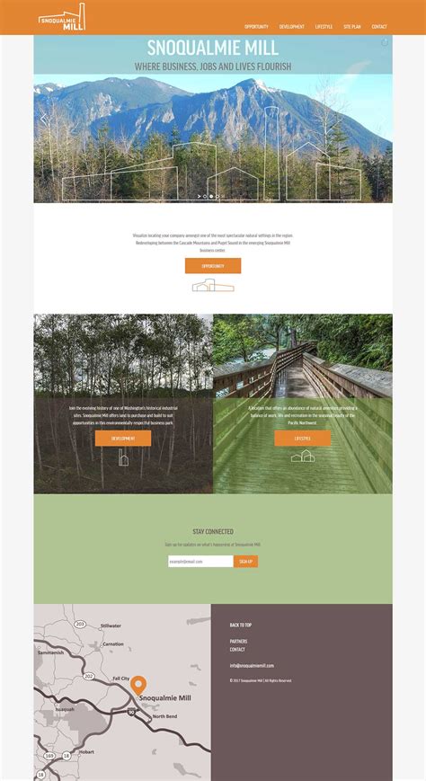 Snoqualmie Mill Website Development Fourten Creative Seattle