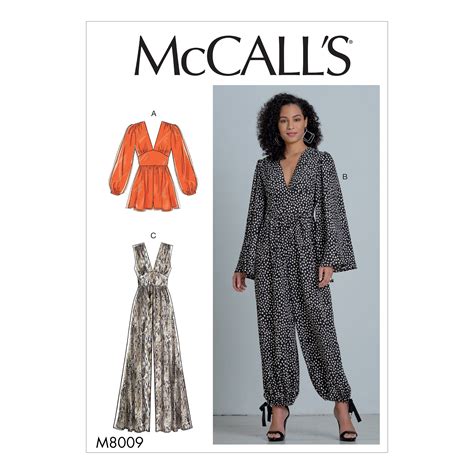 Mccalls Pattern Misses Romper And Jumpsuits Sizes 6 8 10 12 14