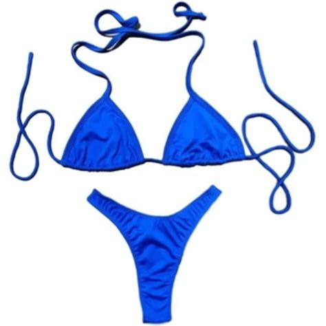 G String Bikini With Delta Wing Shein Italia