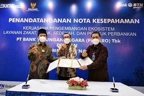 Sinergi BTN BAZNAS Permudah Bayar Zakat Infobanknews