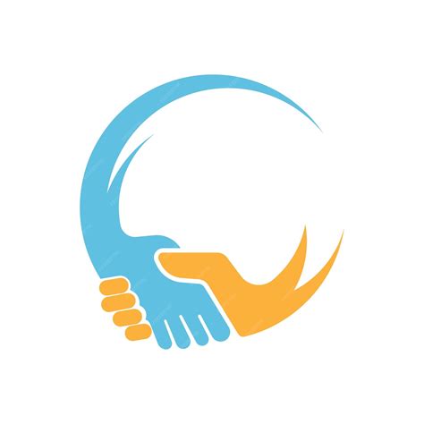 Premium Vector Handshake Icon Logo Design