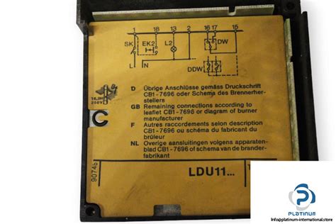 Landis Gyr Ldu A Gas Burner Controller Platinum International