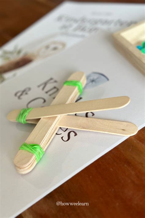 Popsicle Stick Catapult Stem Activity How Wee Learn