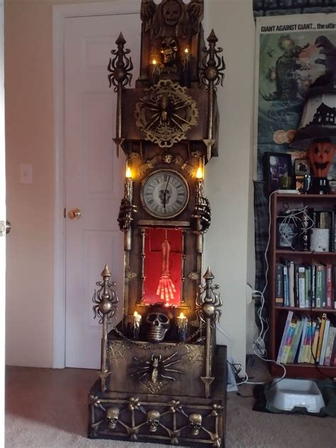 Static My Newest Haunted Grandfather Clock Halloween Forum