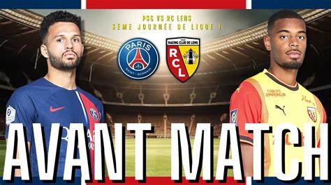 PSG vs RC LENS AVANT MATCH COMPO DÉTAILS psg lens ligue1