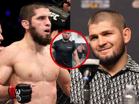 Watch Khabib Nurmagomedov Coaching Islam Makhachev After Announcing