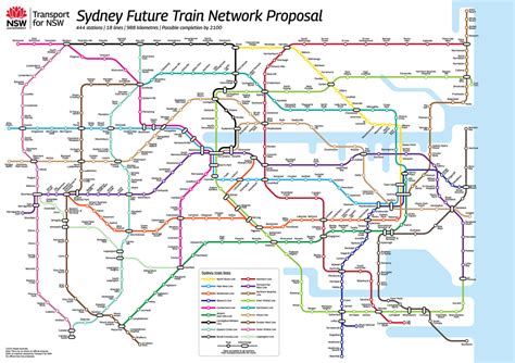 Western Sydney Metro Map