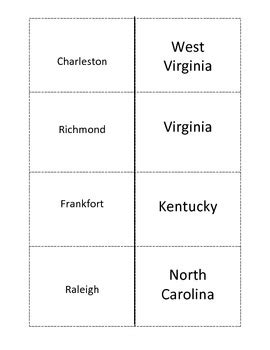 U.S. States and Capitals Flashcards by Pray Love and Teach | TPT