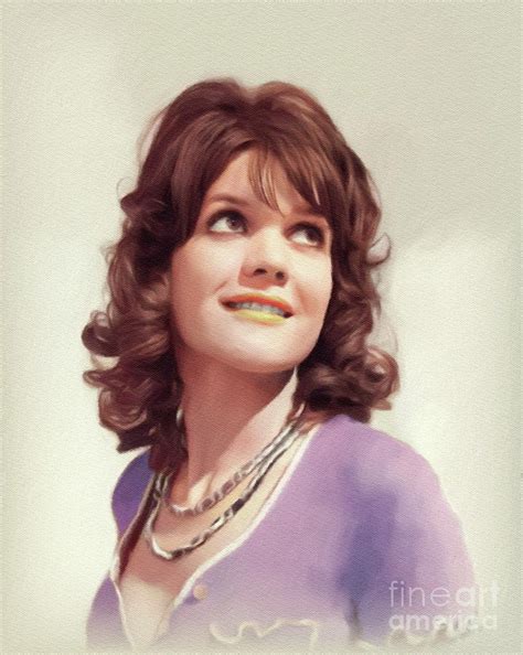 Sally Geeson, Actress Painting by John Springfield | Pixels