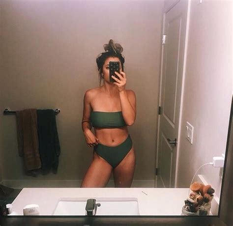 HOT Padded Knotted Bralette Bikini Set In RED AND WHITE M ZAFUL