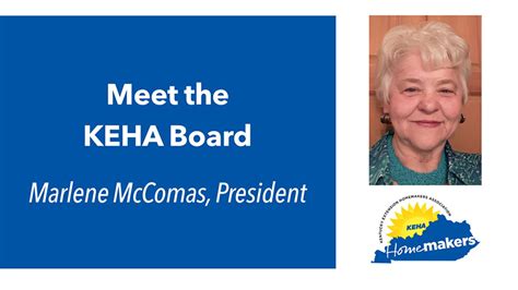 Meet Your Keha Board Marlene Mccomas President 2017 2019 Kentucky